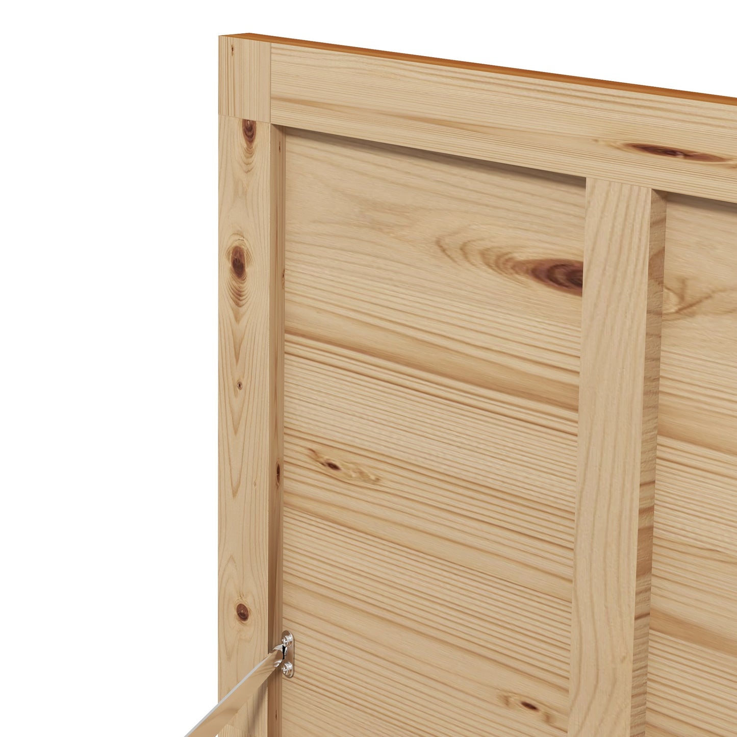 292L Light Brown Outdoor Storage Box, Wooden Deck Box for Garden, Balcony, Porch, and Poolside
