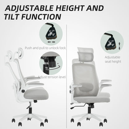 HOMCOM Multi-Adjust Office Chair - Grey