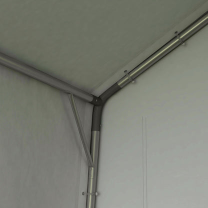 3.6 x 2.1m Dark Grey Portable Outdoor Shed with Window