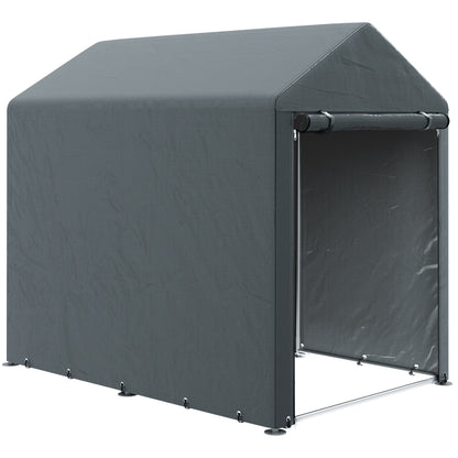 179 x 120cm Dark Grey Temporary Garden Shed with Accessories