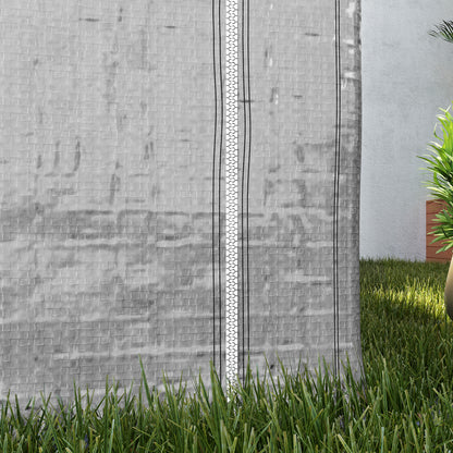 2 x 2m Grey Garden Fabric Storage Tent