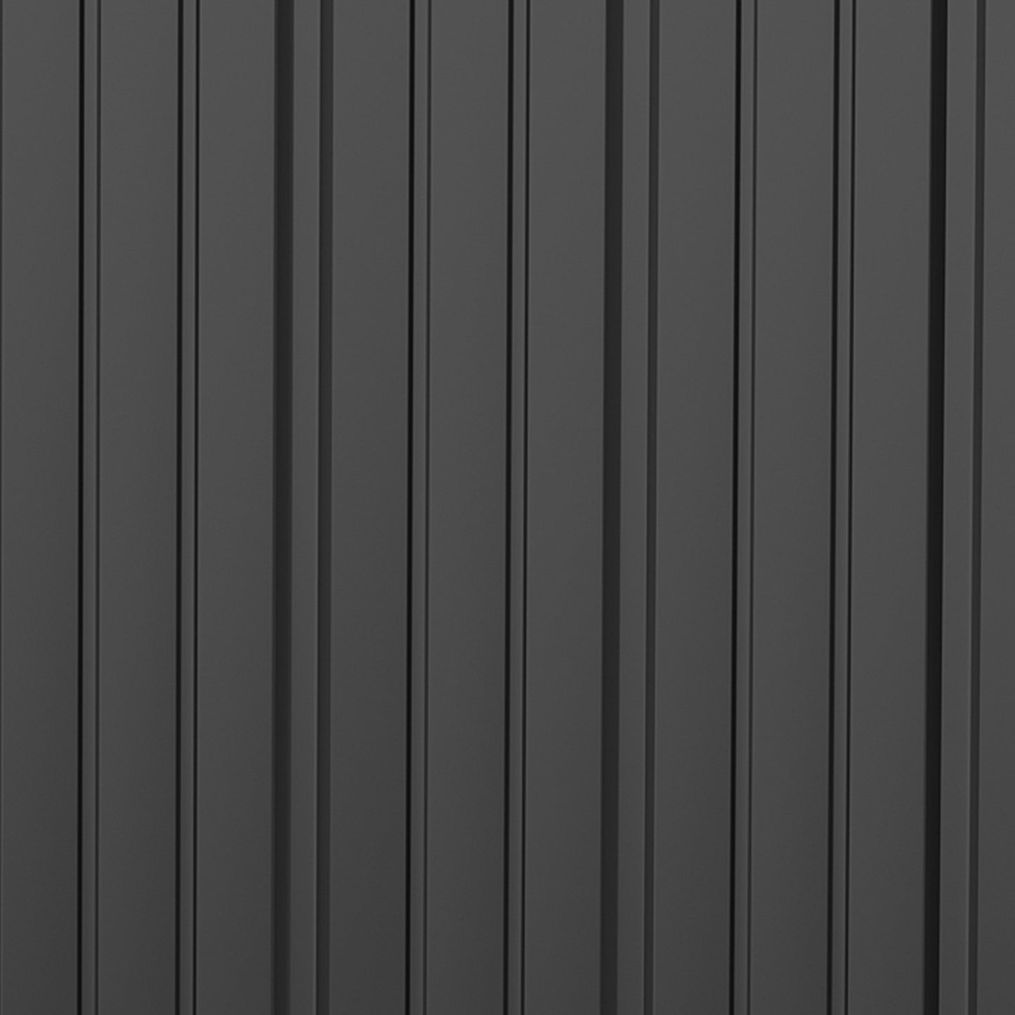 Outsunny 5.3 x 3.1ft Corrugated Steel Garden Shed - Black