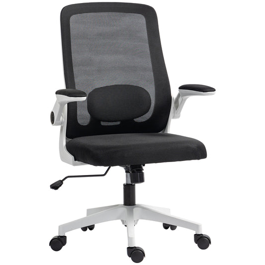 HOMCOM Mesh Back Adjustable Office Chair - Black